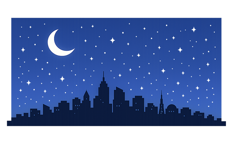 城市夜空